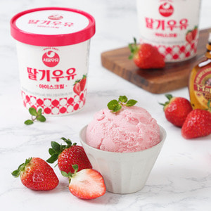 [서울우유] 아이스크림 474ml 1+1/딸기맛